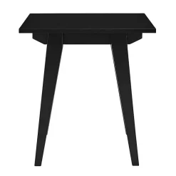 Kirklands Home Wood Minimalist Accent Table Black New