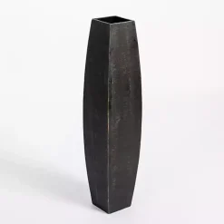 Vases>Kirklands Home Wood Oblong Floor Vase, 37 in. Black
