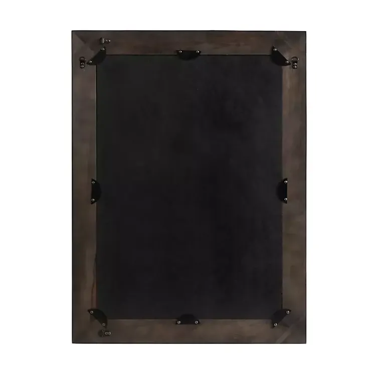 Kirklands Home Wood Ornate Carved Wall Mirror Black Best