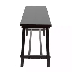 Kirklands Home Wood Simple Farmhouse Bench Black Outlet