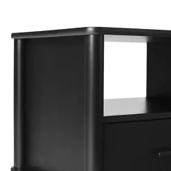 Kirklands Home Wood Spindle Leg Nightstand Black Sale