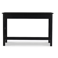 Kirklands Home Wood X-Sides Desk Black Online