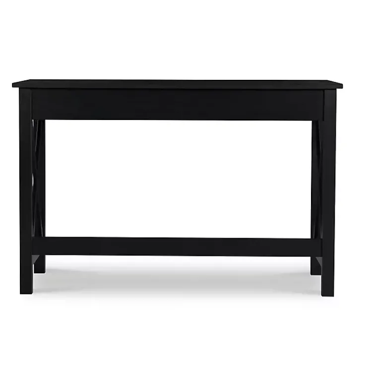 Kirklands Home Wood X-Sides Desk Black Online