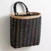 Kirklands Home Black Woven Wall Pocket Outlet