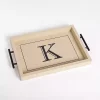 Decorative Trays>Kirklands Home Blair Monogram K Tray