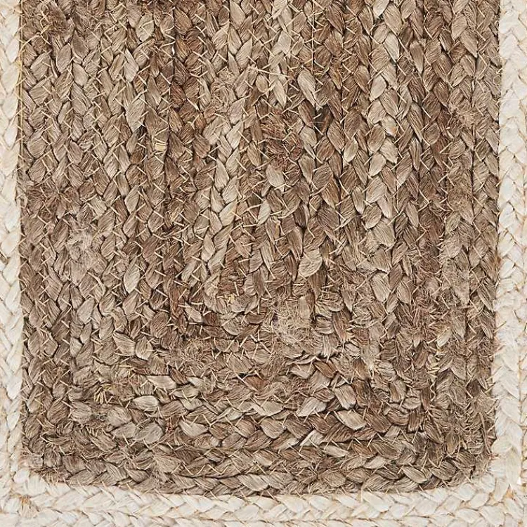 Kirklands Home Bleached Border Jute Placemats