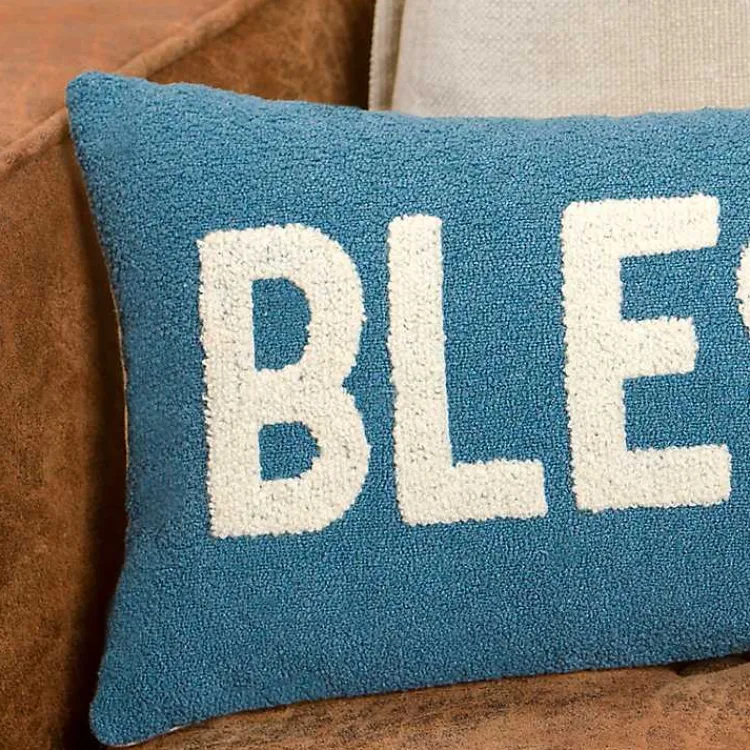 Pillows>Kirklands Home Bless Our Home Bench Pillow