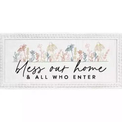 Kirklands Home Bless Our Home Wall Plaque