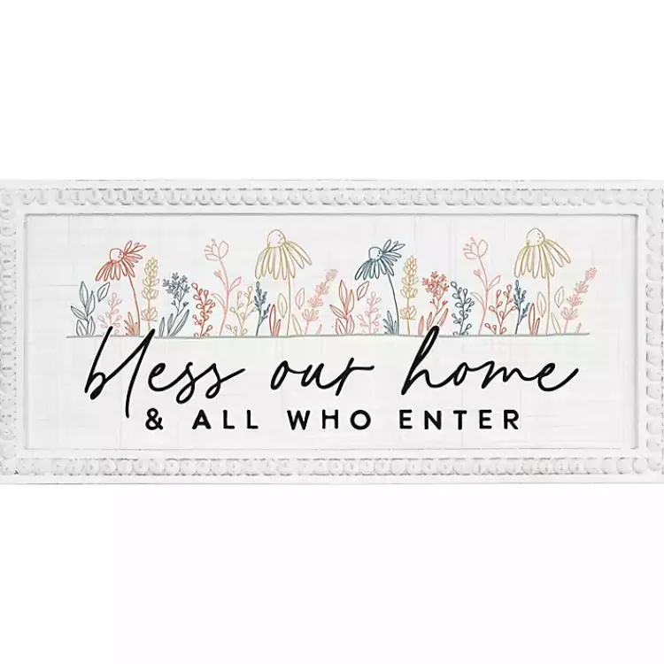 Kirklands Home Bless Our Home Wall Plaque