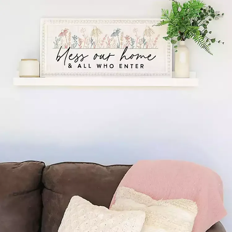 Kirklands Home Bless Our Home Wall Plaque