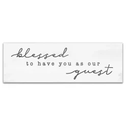 Kirklands Home Blessed to Have You Canvas Wall Plaque Sale