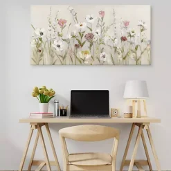 Kirklands Home Blooming Around Canvas Art Print Tan Sale