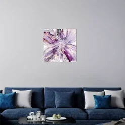 Kirklands Home Blossom Burst Canvas Art Print Purple Hot