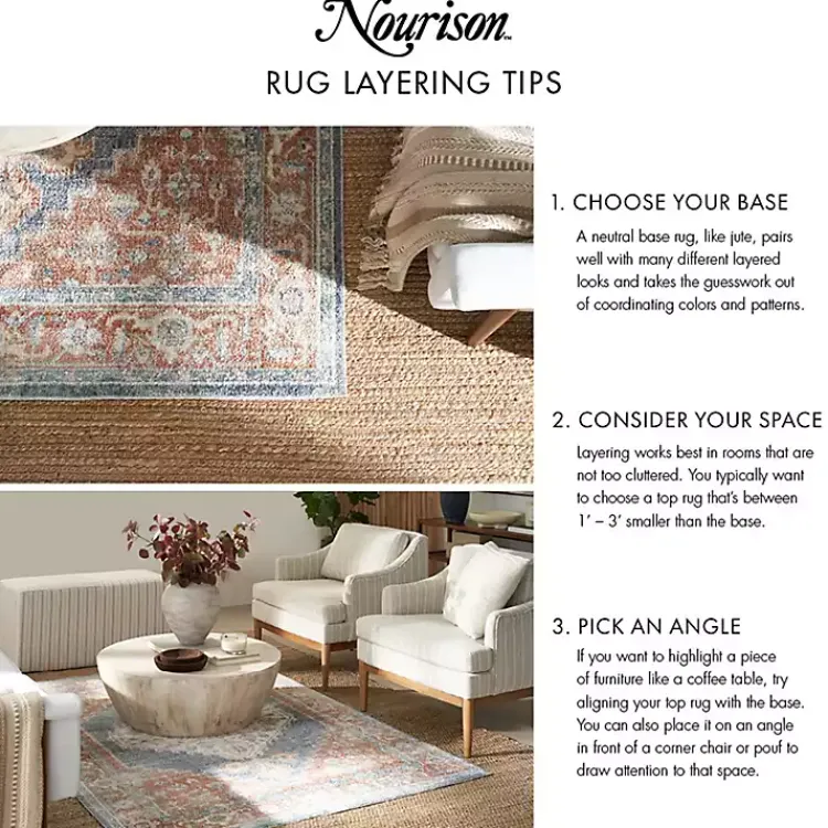 Kirklands Home Blue & Ivory Quatrefoil Indoor/Outdoor Rug, 5x7 Best