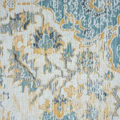 Kirklands Home Blue & Orange Medallion Reversible Area Rug, 8x10 Sale