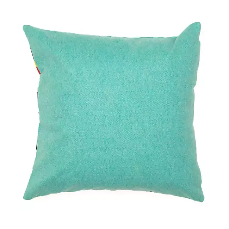 Kirklands Home Blue & Red Lamontage Stripe Outdoor Lumbar Pillow Discount
