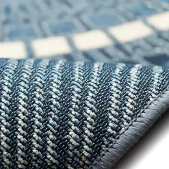Kirklands Home Blue & White Circles Indoor/Outdoor Rug, 2x3 Sale