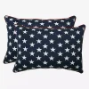 Kirklands Home Blue & White Stars Outdoor Pillows, Set of 2 Outlet