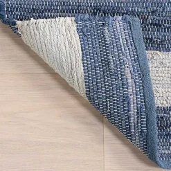 Kirklands Home Blue & White Striped Indoor/Outdoor Rug, 5x8 Sale