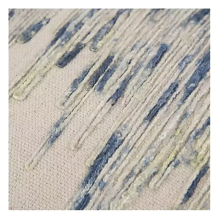 Pillows>Kirklands Home Abstract Dripping Pillow Blue