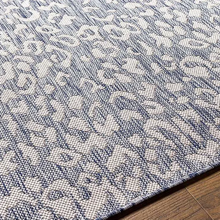 Kirklands Home Blue Amur Outdoor Rug, 5x7 Sale