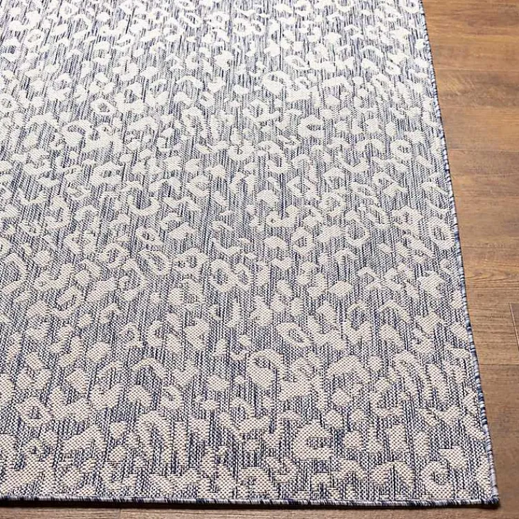 Kirklands Home Blue Amur Outdoor Rug, 5x7 Sale