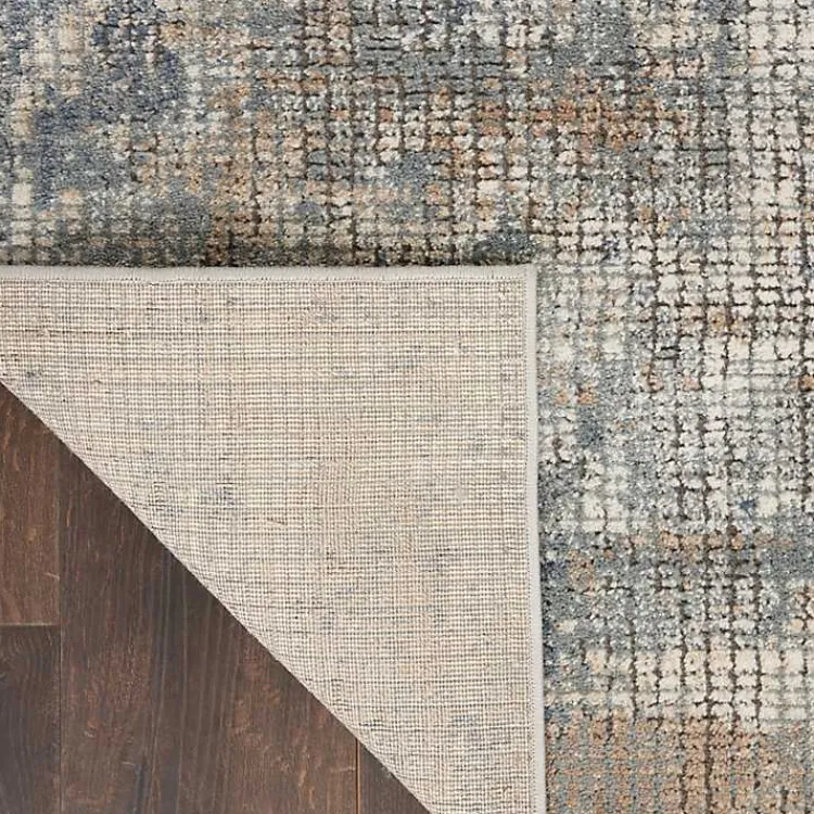 Kirklands Home Blue and Beige Tally Textured Area Rug, 5x7 Hot