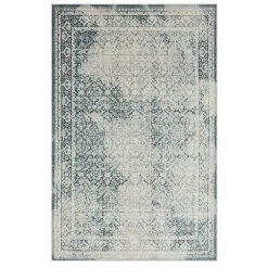 Kirklands Home Blue and Cream Blackwell Area Rug, 8x10 Hot