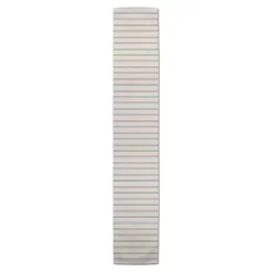 Kirklands Home Blue and Cream Country Stripe Table Runner, 72 in. New