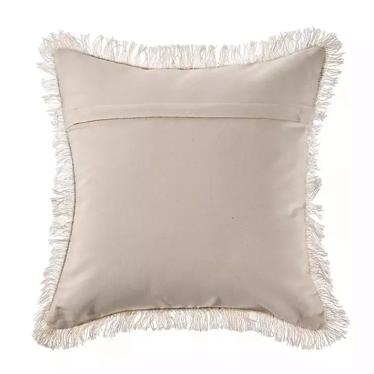Pillows>Kirklands Home Blue and Cream Striped Accent Pillow