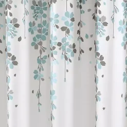 Kirklands Home and Gray Weeping Flower Shower Curtain Blue Sale