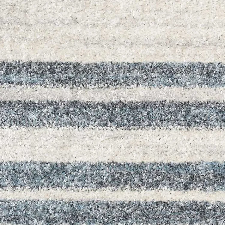 Kirklands Home Blue and Ivory Striped Moons Runner, 2x12 Discount