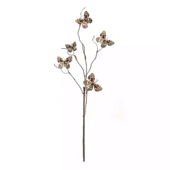 Stems & Bouquets>Kirklands Home Blue and Orange Butterfly Twig Sprays, Set of 6