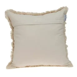 Pillows>Kirklands Home Blue and Tan Medallion Fringe Pillow