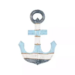 Kirklands Home Blue and White Anchor Wall Plaque New