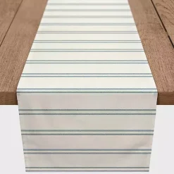 Kirklands Home Blue and White Country Stripe Table Runner, 90 in. Hot
