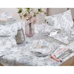 Kirklands Home Blue and White Floral Table Runner, 108 in. Online