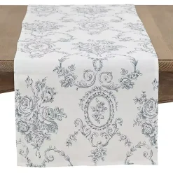 Kirklands Home Blue and White Floral Table Runner, 90 in. Hot