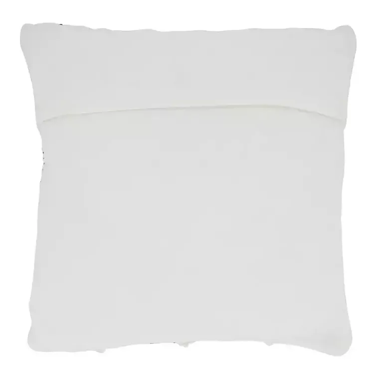 Pillows>Kirklands Home Blue and White Woven Stripes Pillow