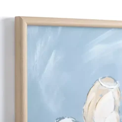 Kirklands Home Blue Angel I Framed Art Print New
