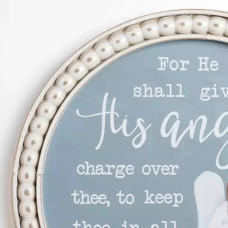Kirklands Home Blue Angel Psalm Framed Wall Plaque Best