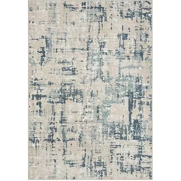 Kirklands Home Blue Avalon Abstract Pattern Area Rug, 4x6 Online