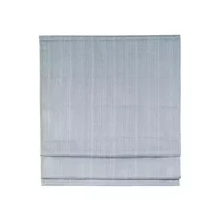 Kirklands Home Basketweave Cordless Roman Shade, 35 in. Blue