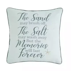 Pillows>Kirklands Home Beach Memories Throw Pillow Blue