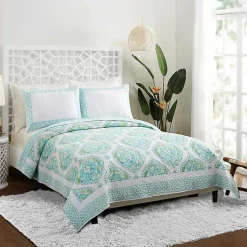 Kirklands Home Bohemian Breeze 3-pc. King Quilt Set Blue Outlet