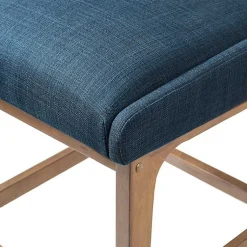 Kirklands Home Boomerang Modern Counter Stool Blue Outlet