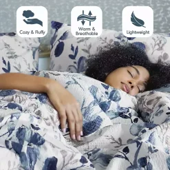 Kirklands Home Blue Botanical 3-pc. Full/Queen Comforter Set Sale