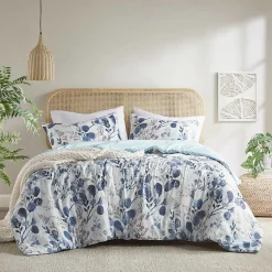 Kirklands Home Blue Botanical 3-pc. King Comforter Set Online