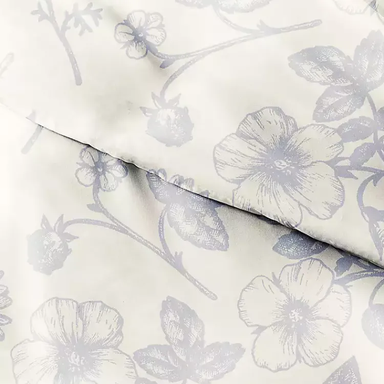 Kirklands Home Blue Botanical 3-pc. King Duvet Cover Set Sale