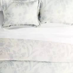 Kirklands Home Blue Botanical 2-pc. Twin Duvet Cover Set
